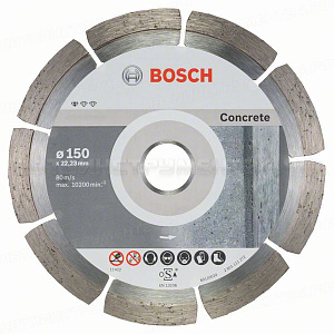 Алмазный диск Standard for Concrete150-22,23, 10 шт в уп., 2608603241