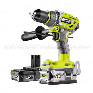 Аккумуляторная ударная дрель-шуруповёрт RYOBI R18PD7-252S