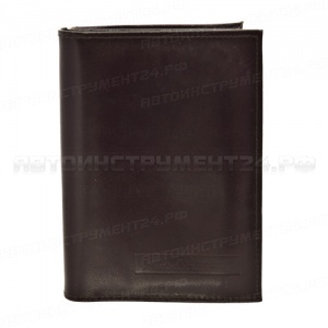 Бумажник водителя БВЛ3К BROWN натуральная кожа (в коробке) АВТОСТОП /1 HIT