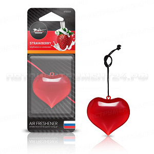 Ароматизатор подвесной "Сердце" клубника со сливками AIRLINE, AFSE001