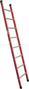 Диэлектрическая приставная лестница 8, перекладины из алюм Krause STABILO, 815484