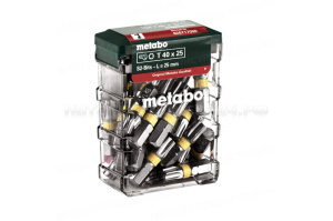 Биты Torx TX 40*25 мм, 25 штук в пласт. футляре Metabo