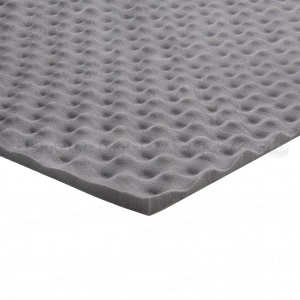 Шумоизоляция (звуко) "Виолон ВЭЛ Волна 15"(75*100 см),КС,15 мм, ППУ волн.формы с пропиткой AIRLINE, ADSI014