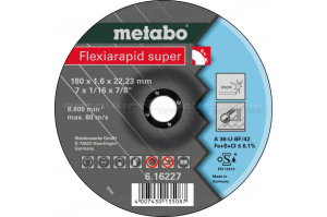 Круг отр нерж Flexiarapid S 180x1,6 прям А46U Metabo