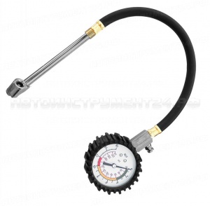 Манометр со шлангом 40 см, удлинителем 14 см и клапаном, 16 Атм
