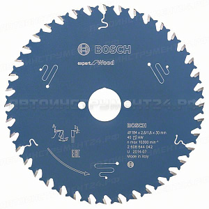Пильный диск Expert for Wood 184x30x2.6/1.6x40T, 2608644042