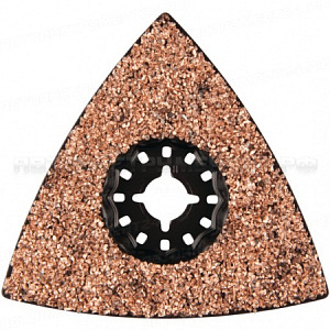 Треугольная карбидная шлифпластина, 78 мм, G20, НМ/RIFF, TMA073 Makita B-65062