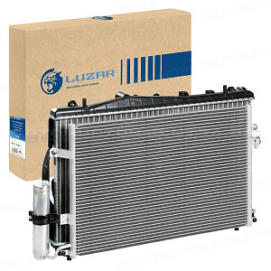 Блок охлаждения (радиатор+конденсор+вентиляторы) для автомобилей Lacetti (04-) 1.4i/1.6i/1.8i MT LUZAR, LRK 0578