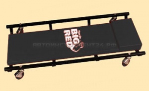 Лежак подкатной 36" 900mm на 4-х колесах TR6453