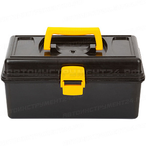 Ящик для инструмента пластиковый 13" (31,5 х 15 х 18 см) (черно-желтый)