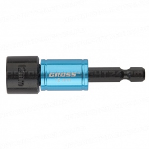 Бита с торцевой головкой, магнит. Nut-Driver, 12 мм, S2. GROSS