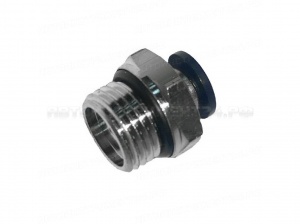 Фитинг прямой трубки ПВХ ( наружн. резьба ) PC M16*1,5 d- 6 (уп. 10 шт.)