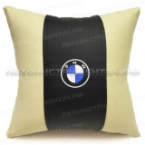 Подушка из экокожи BMW