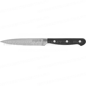 Нож LEGIONER "FLAVIA" для стейка, пластиковая рукоятка, лезвие из молибденванадиевой стали, 110мм