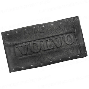 Оплетка на руль (н/к) составная с тиснением VOLVO 440 "косая" 5-я серия логотип 048241
