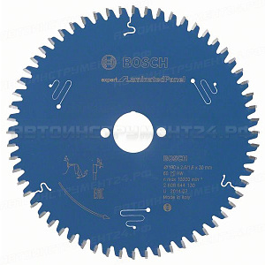Пильный диск Expert for Laminated Panel 190x30x2.6/1.6x60T, 2608644130