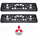 Рамка для номера Mitsubishi (2 штуки) Рамка для номера Mitsubishi (2 штуки)