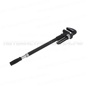 Ключ RF-68448L трубный с телескопической ручкой 48" (L 870-1255мм, 190мм) ROCKFORCE /1