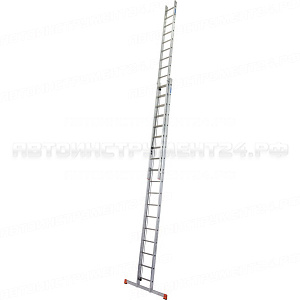Двухсекционная лестница с тросом Krause MONTO ROBILO 2х18, 129871