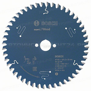 Пильный диск Expert for Wood 160x20x1.8/1.3x48T, 2608644015